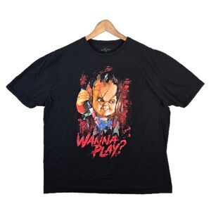 Chucky Universal Studios Halloween Horror Nights Wanna Play? Shirt XXL Movie